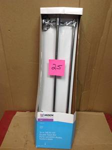 Moen Iso 24 in. Double Towel Bar in Chrome not used