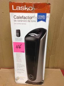 Lasko 23 in. 1500-Watt Electric Portable Ceramic Tower Heater &nbspin good condition