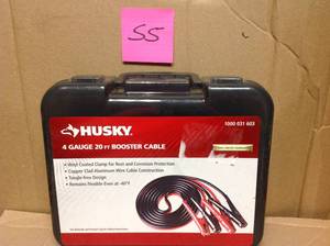 Husky 20 ft. 4-Gauge UL Booster Cable&nbsp&nbspin good condition