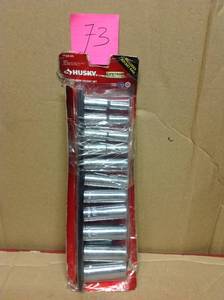 Husky 12 in. Drive Deep SAE Socket Set (11-Piece)&nbsp&nbspin good condition