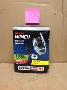 TowSmart 1,500 lbs. Manual Trailer Winch in good condition