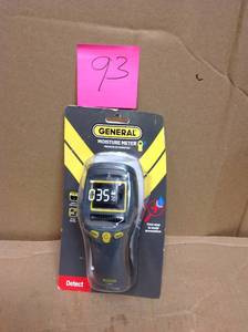 General Tools MM8 Pinless LCD Moisture Meter with Tricolor Bar Graph in good condition