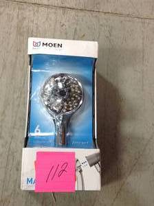 MOEN Attract 6-Spray 4 in. 1.75 GPM Handheld Shower with Magnetix in Chrome not used