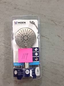 MOEN Iso 6-Spray 1.75 GPM Handheld Shower in Spot Resist Brushed Nickel&nbsp&nbspin good condition