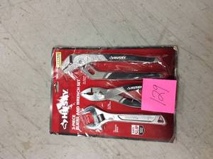 Husky Pliers and Wrench Set (3-Piece)&nbsp&nbspin good condition