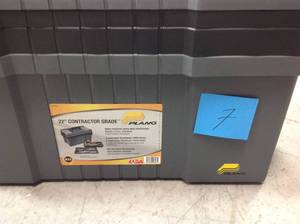 lot 7 image: Plano 22 in. Contractor Pro Tool Box &nbspin good condition