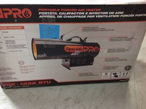 lot 95 image: Dyna-Glo Pro 70K-125K BTU Propane Forced Air Heater  USED