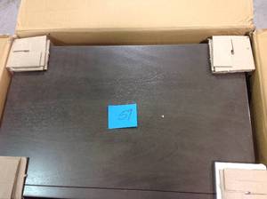 lot 59 image: Madison 2-Drawer Gray Nightstand in good condition