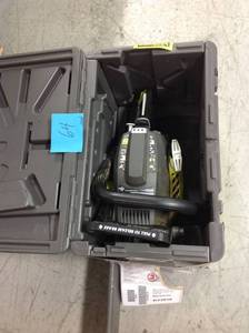 lot 64 image: 18 in. 38cc 2-Cycle Gas Chainsaw with Heavy Duty Case  USED
