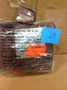 lot 68 image: Everbilt 10 Ft. X 12 Ft. Brownsilver Heavy-duty Tarp not used