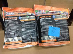lot 71 image: Lot of 2 Quick Dam 5 ft. Flood Barriers (2-Pack) New