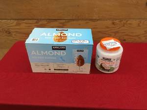 lot 2 image: Kirkland Signature Almond Non dairy Beverage & Kirkland Signature Organic Virgin Coconut Oil, Retail $24.98