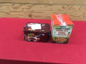 lot 15 image: Kirkland Signature Organic Brown Rice Quinoa & Cattle Drive Gold Chili, Retail $19.78