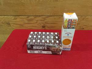 lot 29 image: Original Stroopwafels & Hersheys Chocolate Milk, Retail $18.58