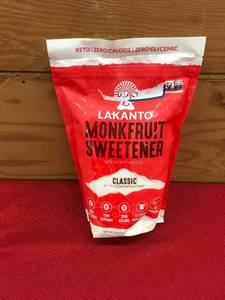 lot 42 image: Lakanto Monkfruit Sweetner Classic, Retail $13.49