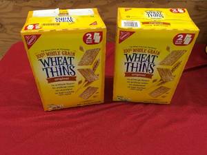 lot 66 image: Two Boxes Of Wheat Thins Original, Retail $15.18