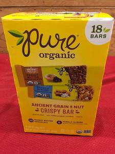 lot 74 image: Pure Organic Crispy Bars, Retail $15.99