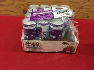 lot 86 image: On Amino Energy Grape Drink, Retail $24.95