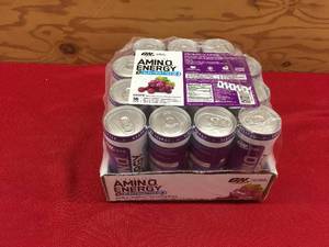 lot 89 image: On Amino Energy Grape Drink, Retail $24.95