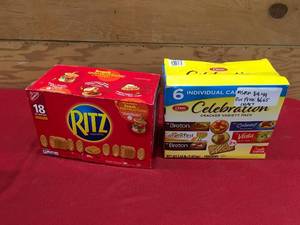 lot 101 image: Ritz Crackers & Dare Celebration Cracker Variety Pack, Retail $18.38