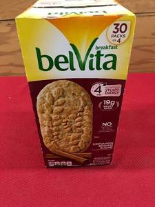 lot 121 image: Belvita Cinnamon Breakfast Biscuits, Retail $12.69