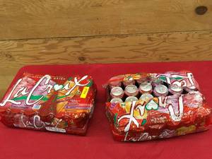 lot 125 image: Two La Croix Sparkling Water Variety Packs, Retail $15.98