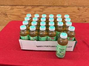 lot 129 image: Arizona Green Tea 24 Pack, Retail $10.99