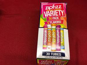 lot 134 image: Zipfizz Variety Pack, Retail $27.99