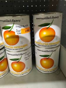 lot 116 image: Mercantile & Fancy Mandarin Oranges (4 106oz cans), Retail $19.96