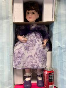 lot 13 image: Vintage Large Marie Osmond Porcelain Doll $229 Retail