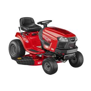 lot 3 image: CRAFTSMAN T110 17.5-HP ManualGear 42-in Riding Lawn Mower with Mulching Capability (Kit Sold Separately) CMXGRAM1130036