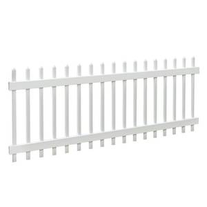 lot 18 image: Veranda Chelsea 3 ft. H x 8 ft. W White Vinyl Fence Panel 116083