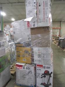 lot 55 image: WHOLESALE MIXED PALLET OF RETURNS - SHOP VACS