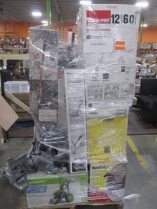 lot 137 image: WHOLESALE MIXED PALLET OF RETURNS - HOME DECOR AND SHOP EQUIPMENT