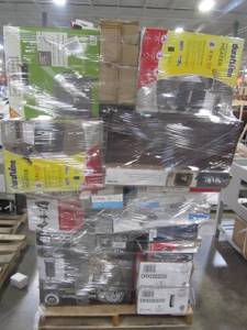 lot 147 image: WHOLESALE MIXED PALLET OF RETURNS - POWER TOOLS AND HOUSEWARES