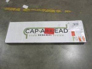 lot 166 image: Cap A Tread Seasoned WoodHarrison Pine Dark 47 in. x 12-18 in. D x 2-316 in. H Vinyl 016A73779