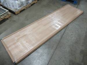 lot 245 image: Newage Products Butcher Block Style Bamboo Work Top 98 X 25 X 1 12 Thick 36071