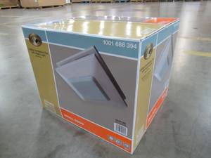 lot 207 image: Hampton Bay 50 CFM Ceiling Bath Fan with Light, TY-50-L(HD) - NEW IN BOX