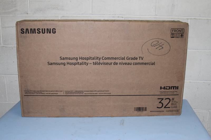 lot 51 image: New in Box Samsung 32 Commercial - Hospitality Flatscreen LED MonitorDisplayTVTelevision