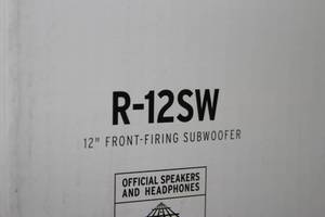 lot 5 image: Klipsch Reference Series R-12SW Powered Subwoofer  Bass System