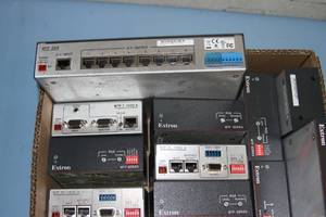 lot 72 image: Entire Box  Lot of Extron Electronics Miscellaneous Pro Audio Video Computer & Control Units