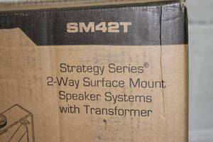 lot 95 image: New Atlas Strategy-Series 4 2-Way All Weather Surface Mount Pro Audio Speaker