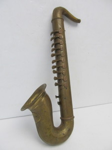 lot 60 image: Antique Brass HOHNER SAX German Saxophone Instrument