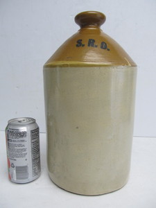 lot 83 image: 13 Antique English Stoneware S.R.D. Beer Jug