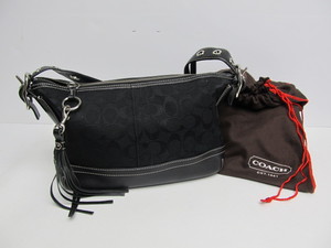 lot 145 image: Nice Authentic COACH Classic Black Purse