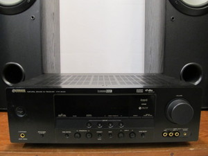 lot 206 image: Working YAMAHA Natural AV Sound Receiver Model HTR-6030 w SONY Tower Speakers