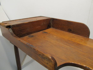 lot 196 image: Early Antique Primitive Wood Cobblers Bench
