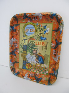 lot 216 image: Vintage CLUB Cigarettes Advertising Metal Tray
