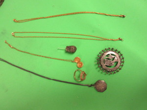 LADIES 14K GOLD AND STERLING JEWELRY AND MORE
