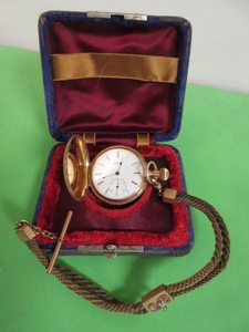 ANTIQUE 14K GOLD ELGIN POCKET WATCH